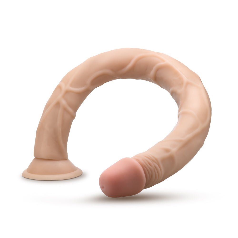 Dr. Skin 19 in. Dildo Beige - Image 5