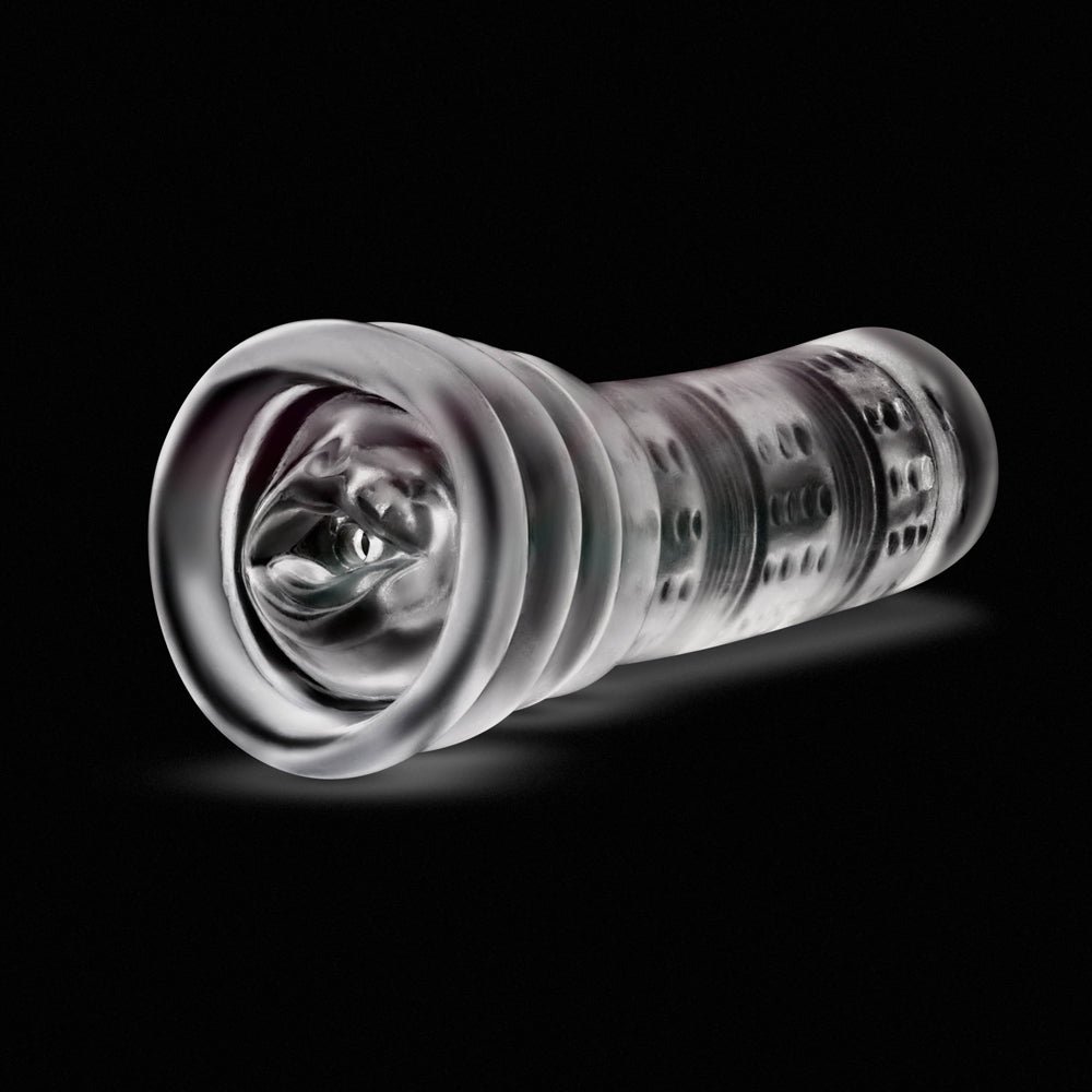 RIZE! Luz Glow in the Dark Self-Lubricating Stroker Clear - Image 3