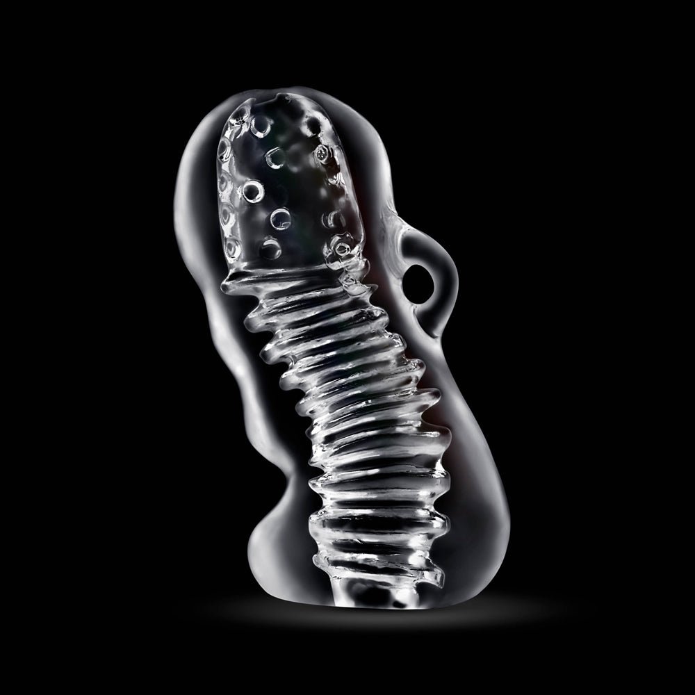 RIZE! Squeezy Ergonomic Stroker Clear - Image 2