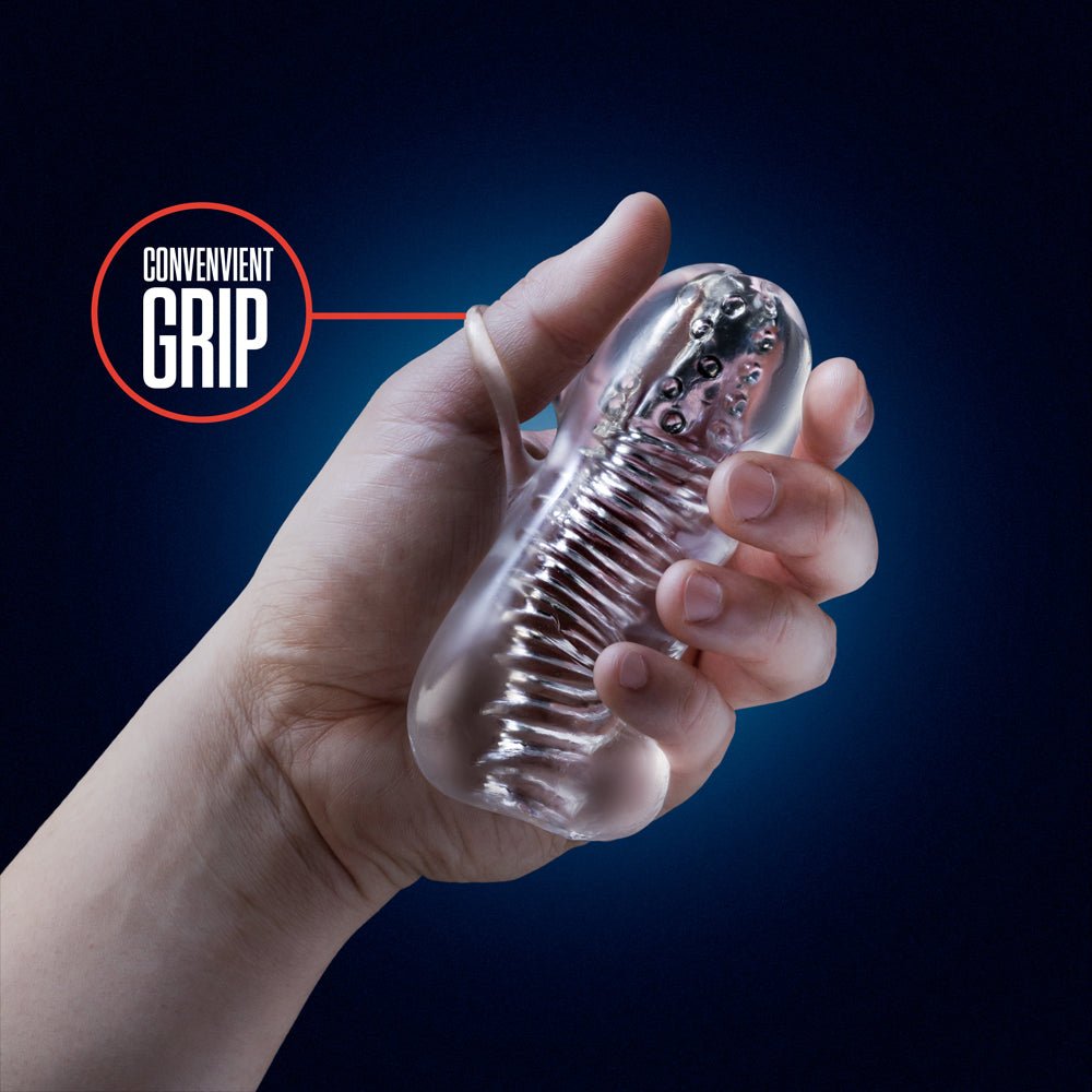 RIZE! Squeezy Ergonomic Stroker Clear - Image 4
