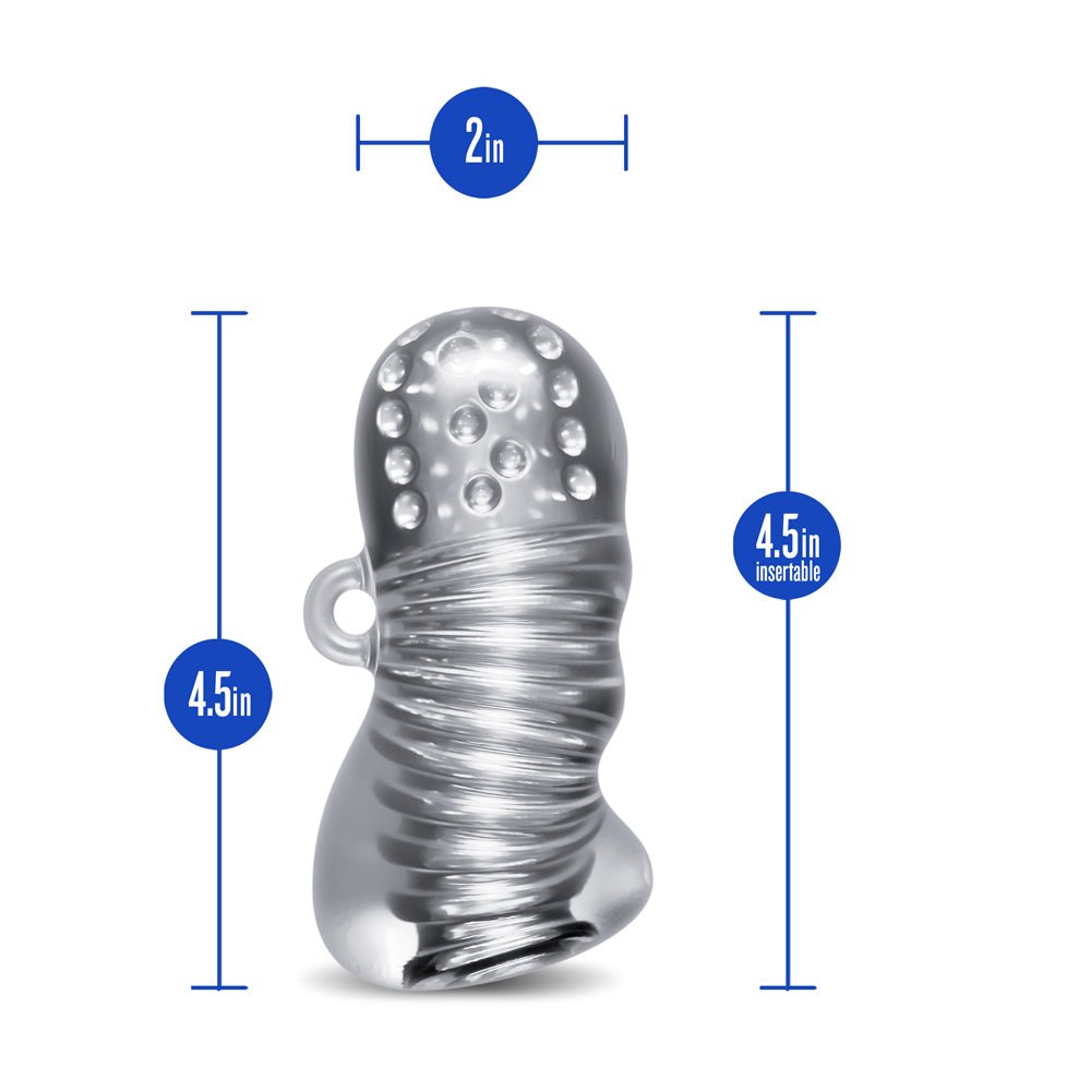 RIZE! Squeezy Ergonomic Stroker Clear - Image 9