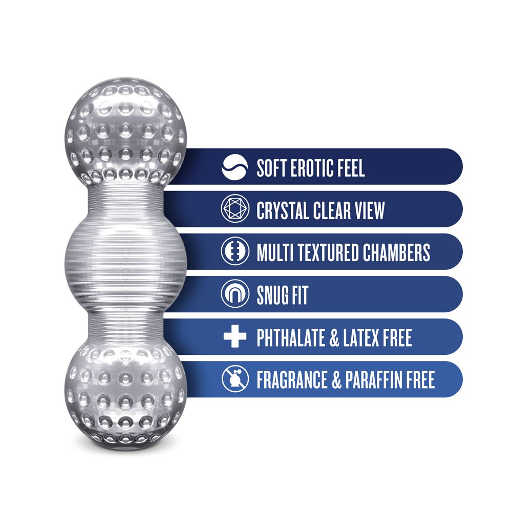 RIZE! Feelz Multi-Chambered Stroker Clear - Image 8