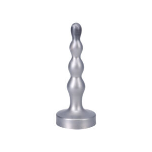 Alternative view of Tantus Ripple Small 8 in. Anal Beads Dildo Firm Silver