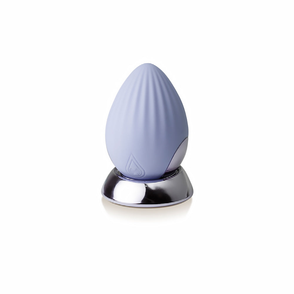 NIYA 4 Rechargeable Silicone Palm Held Massager Cornflower - Image 2
