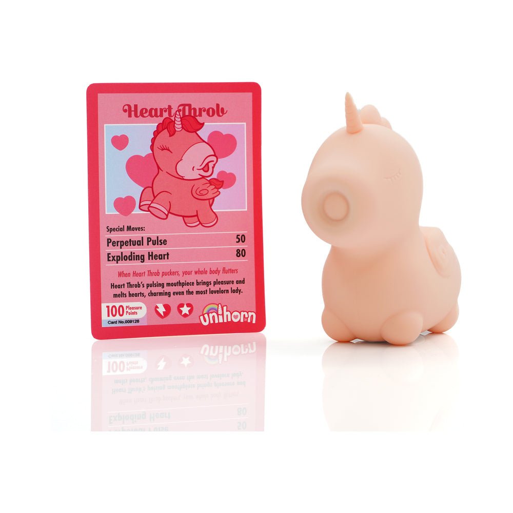 Unihorn Heart Throb Pulsing Vibrator Pink - Image 5