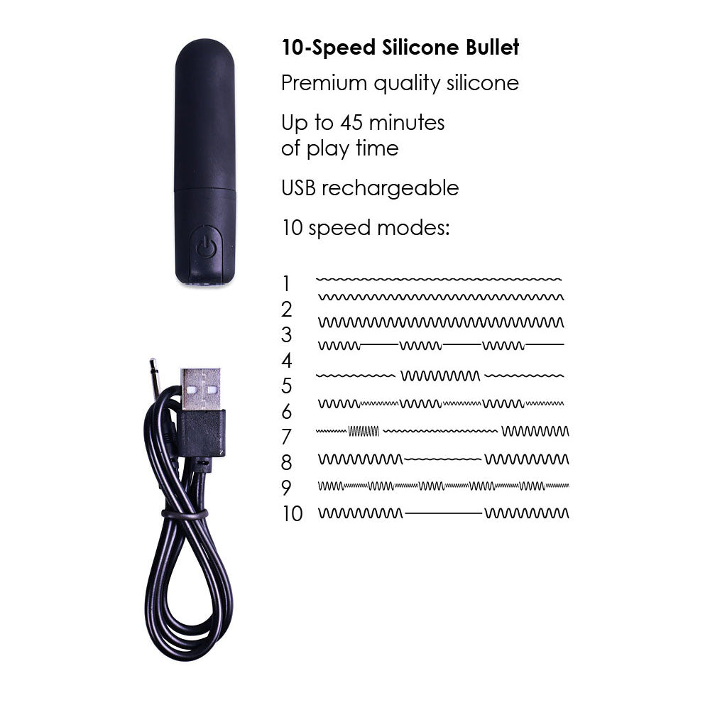 Ouch! Vibrating Strap-on Boxer Black XS/S - Image 9