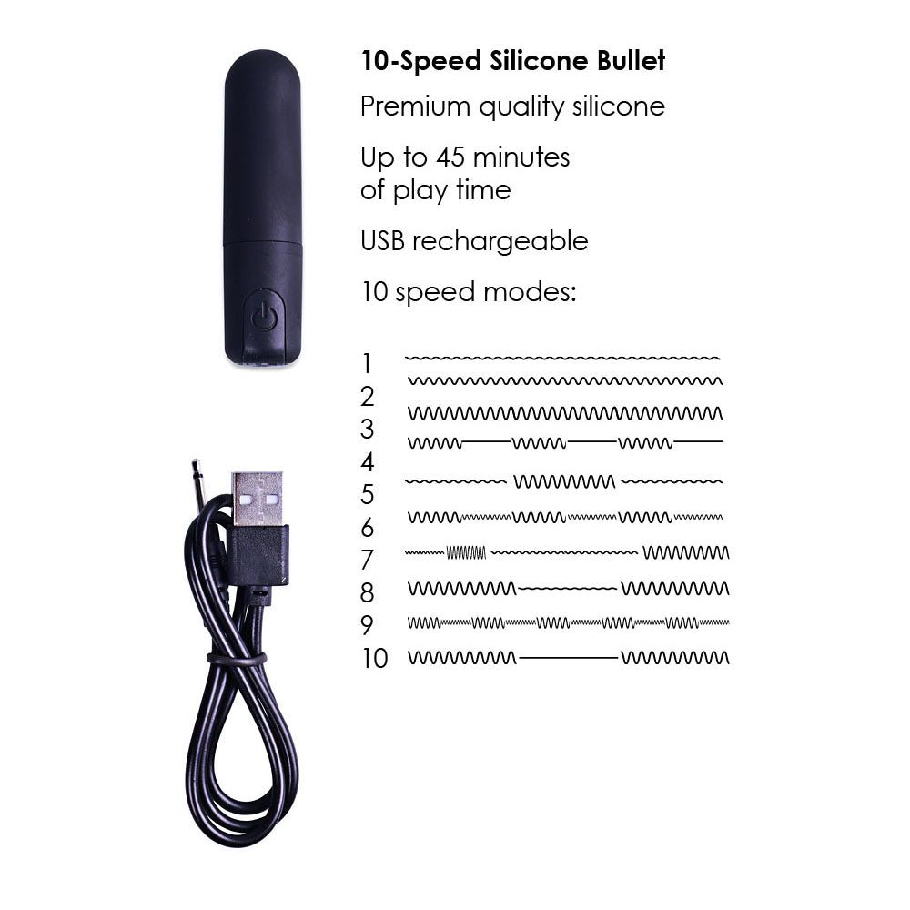 Ouch! Vibrating Strap-on High-cut Brief Black XS/S - Image 9