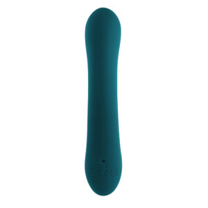 Playboy Lil Rabbit Rechargeable Silicone Dual Stimulation Vibrator Deep Teal - Image 3