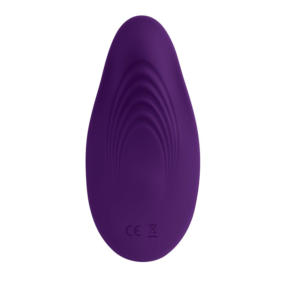 Playboy Our Little Secret Rechargeable Remote Controlled Silicone Underwear Vibrator Acai - Image 3