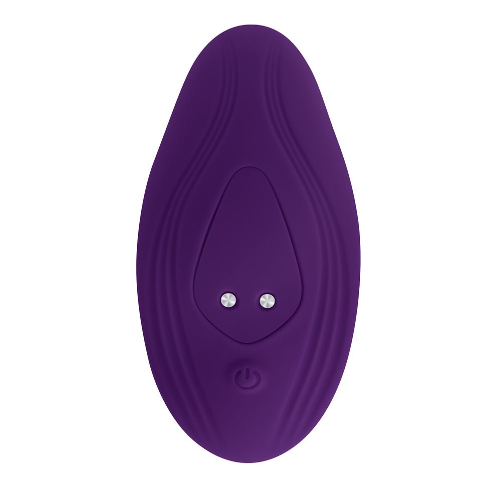 Playboy Our Little Secret Rechargeable Remote Controlled Silicone Underwear Vibrator Acai - Image 5