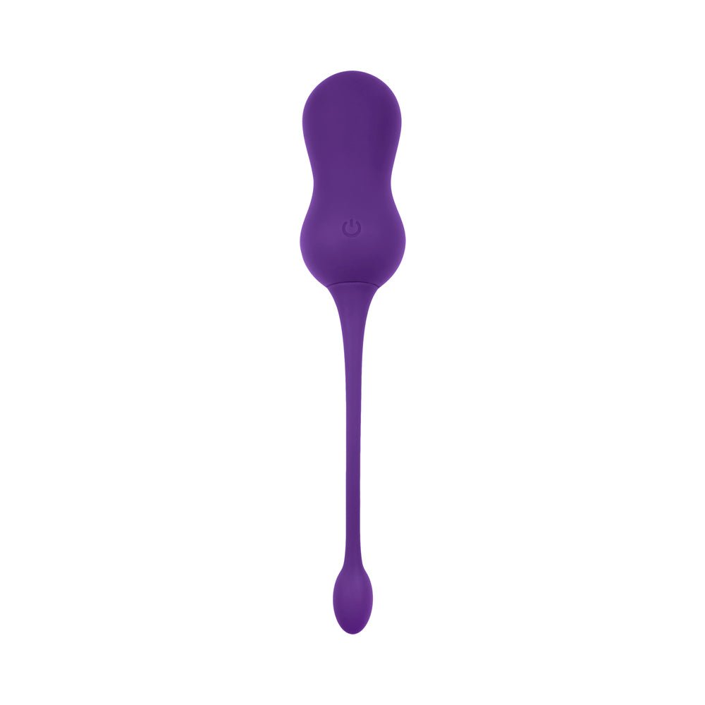 Playboy Double Time Rechargeable Remote Controlled Vibrating Silicone Dual Kegel Balls Acai - Image 4