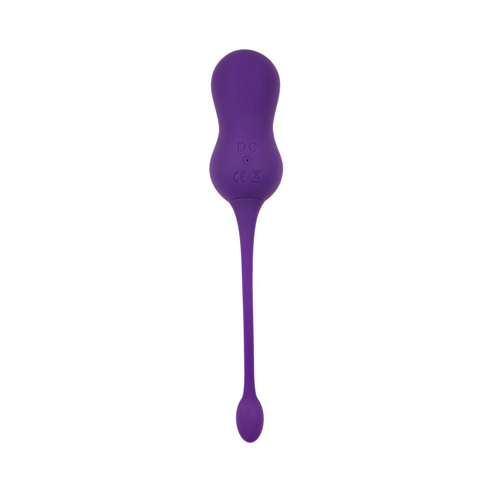 Playboy Double Time Rechargeable Remote Controlled Vibrating Silicone Dual Kegel Balls Acai - Image 6