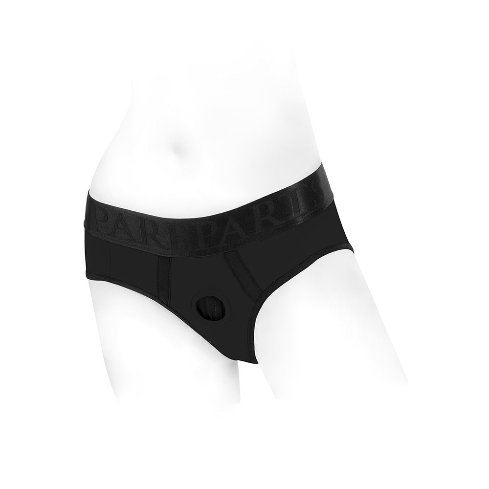 SpareParts Tomboi Nylon Briefs Harness Black Size M - Image 2