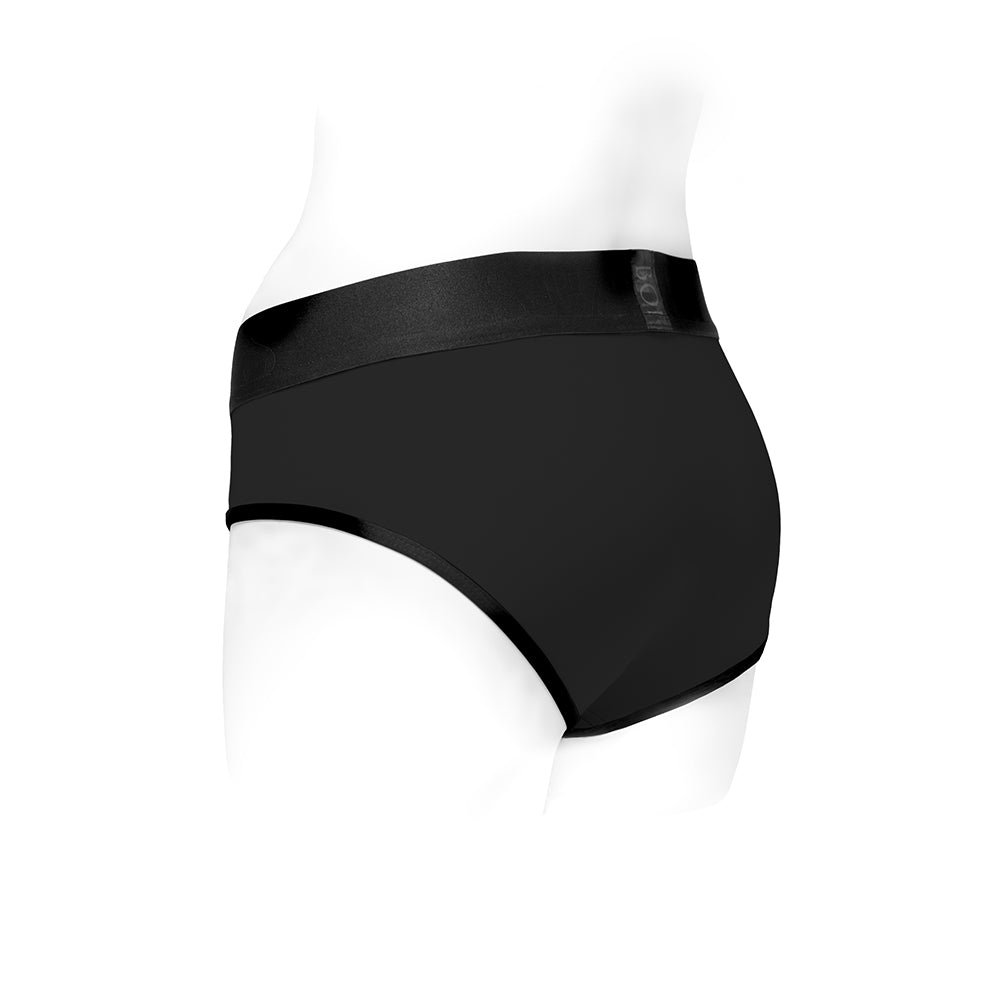 SpareParts Tomboi Nylon Briefs Harness Black Size M - Image 3