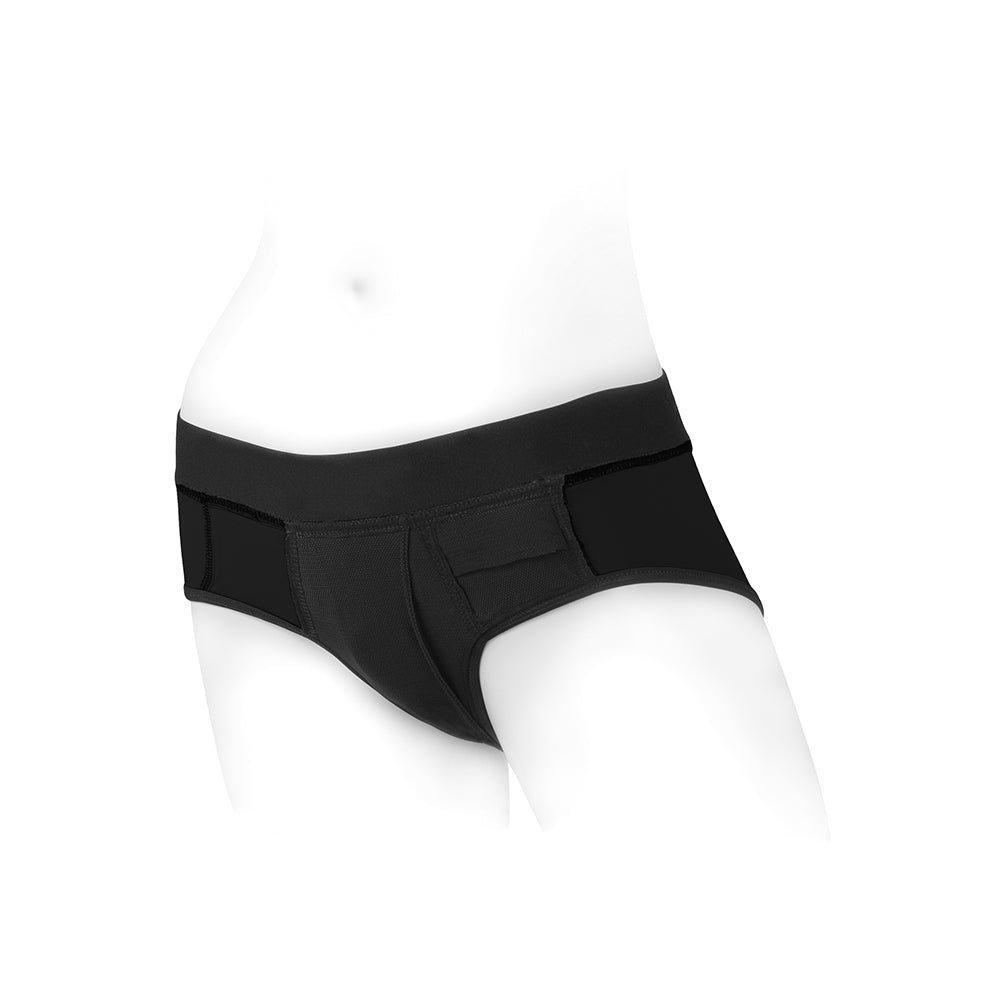 SpareParts Tomboi Nylon Briefs Harness Black Size M - Image 4