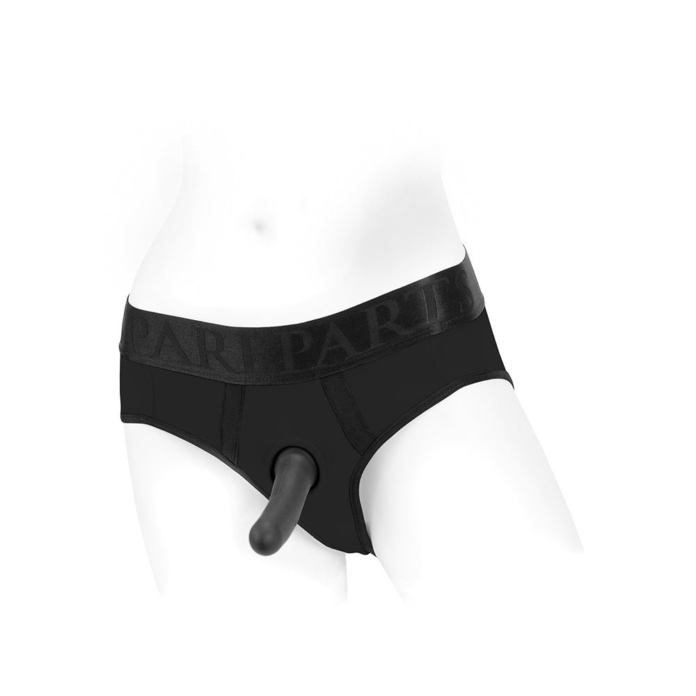 SpareParts Tomboi Nylon Briefs Harness Black Size M - Image 6