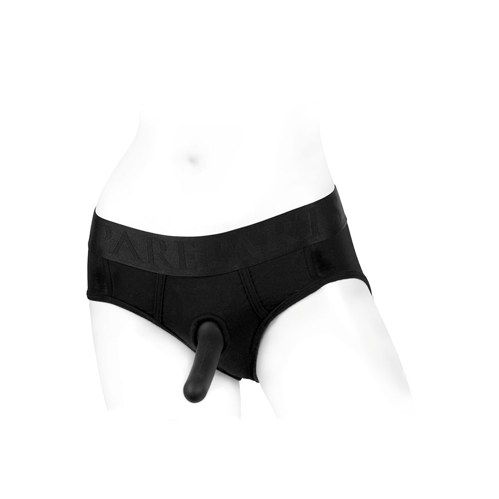 SpareParts Tomboi Rayon Briefs Harness Black Size 2XL - Image 6