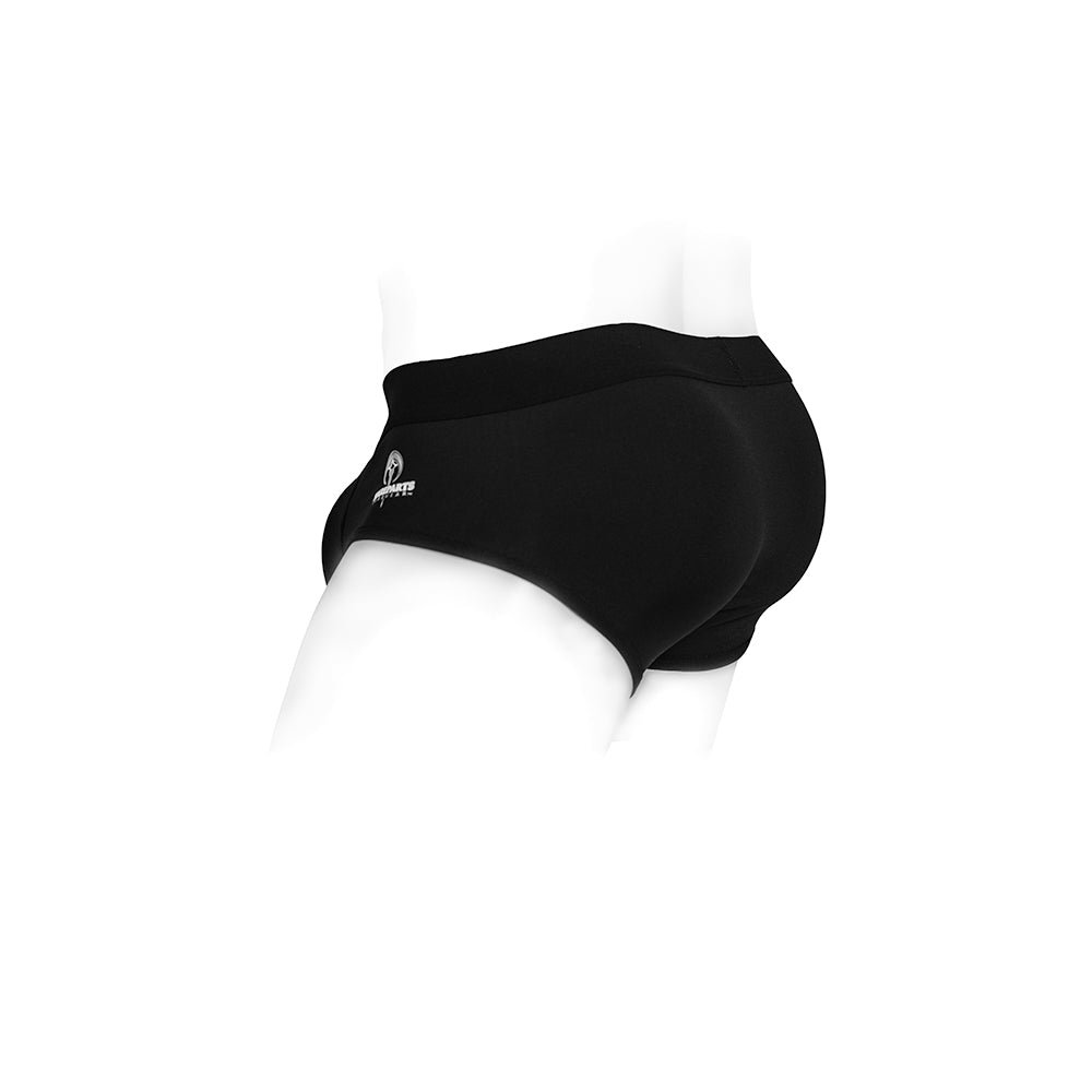 SpareParts Pete Briefs Nylon Packing Underwear Black Size 3XL - Image 3