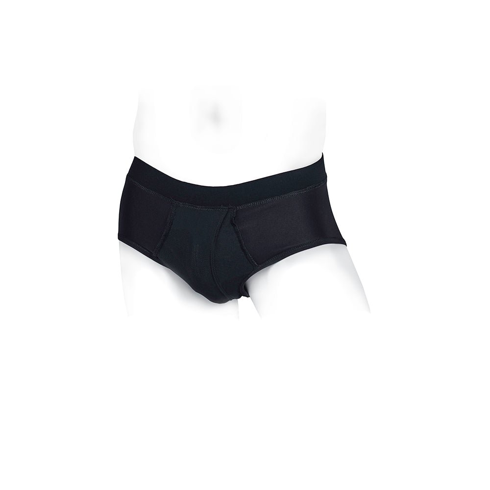 SpareParts Pete Briefs Nylon Packing Underwear Black Size 3XL - Image 6