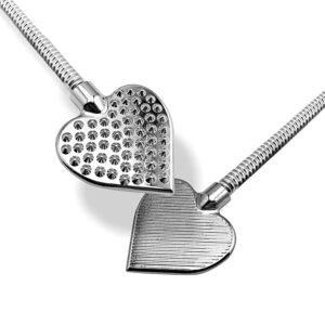 Alternative view of Nixie Metal Riding Crop Flaming Heart