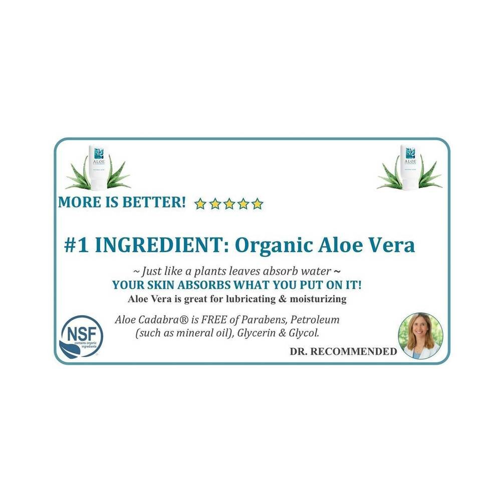 Aloe Cadabra Peppermint Tingle Aloe Lubricant 2.5 oz. - Image 2