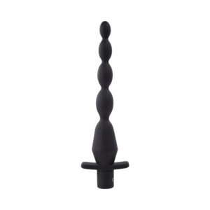 Alternative view of Selopa Vibrating Butt Beads Rechargeable Anal Silicone Black