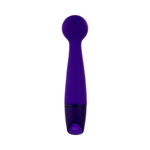 Alternative view of Selopa Gumball Rechargeable Slim Wand Silicone Purple