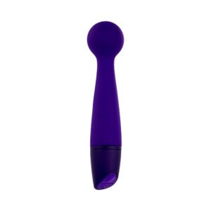 Selopa Gumball Rechargeable Slim Wand Silicone Purple - Image 5