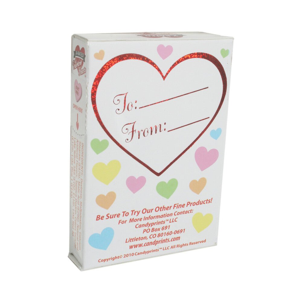 X-Rated Valentine Hearts Candy Boxes 6-Piece Display - Image 3