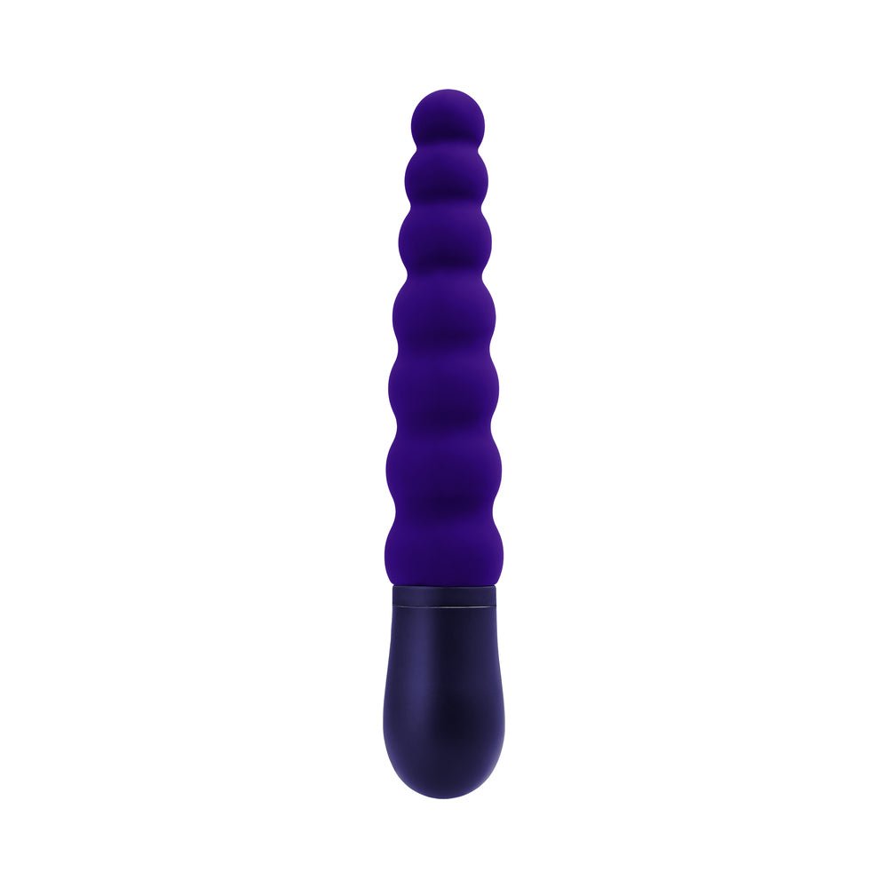 Selopa Beaded Beauty Silicone Vibrator Purple - Image 3