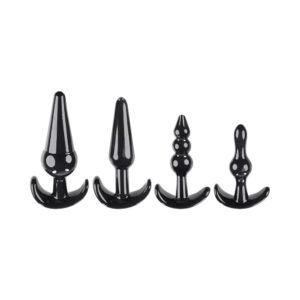Alternative view of Selopa Intro To Plugs 4-Piece Anal Plug Set Black