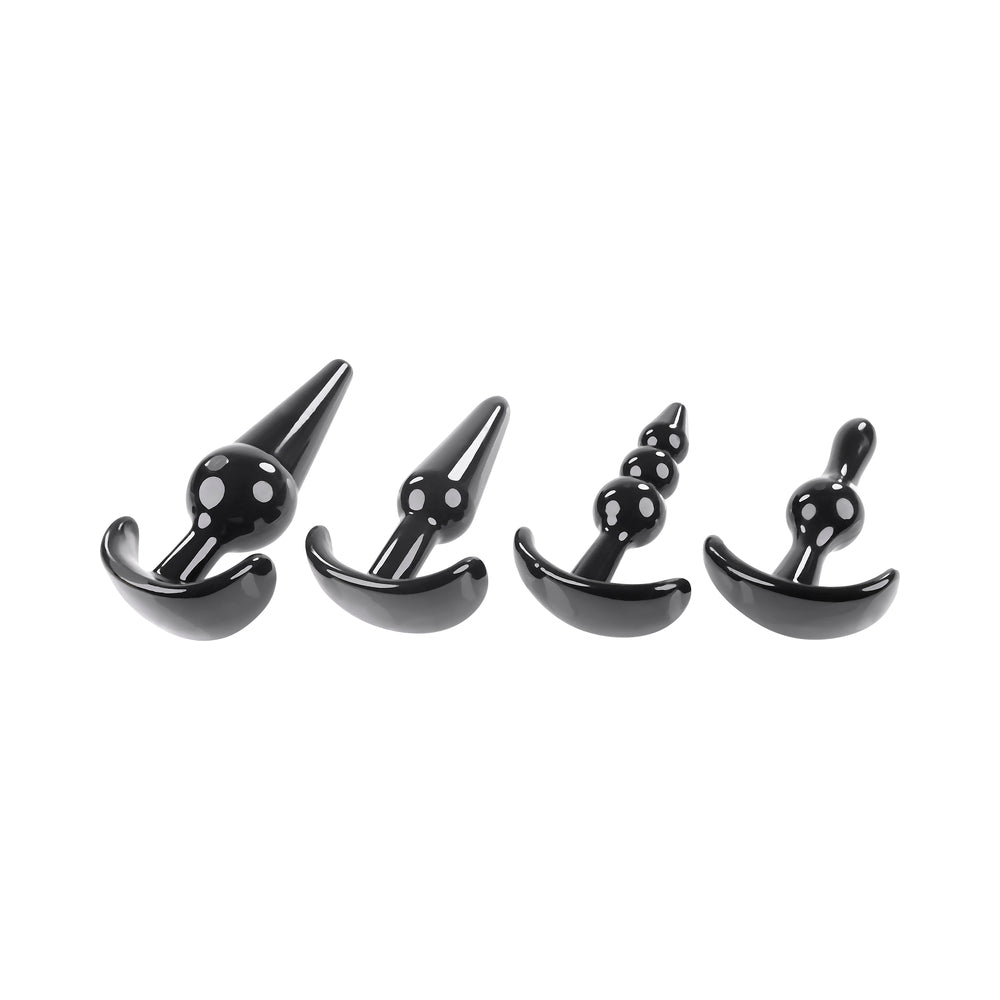 Selopa Intro To Plugs 4-Piece Anal Plug Set Black - Image 6