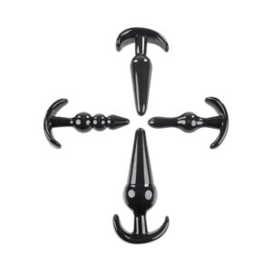 Selopa Intro To Plugs 4-Piece Anal Plug Set Black - Image 7