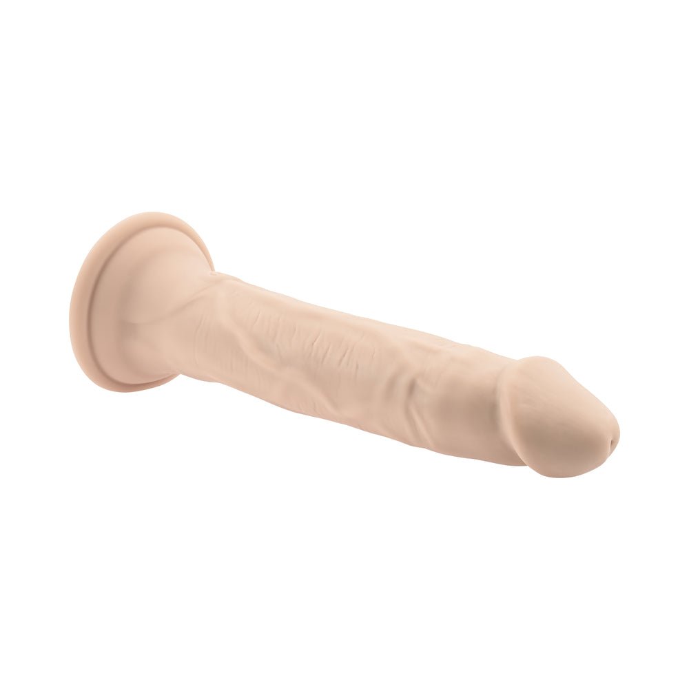 Evolved In Thrust We Trust Rechargeable Silicone Thrusting Vibrating Dildo with Remote Light - Image 7