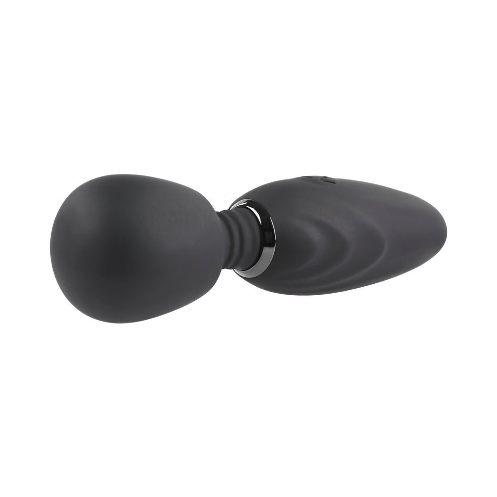 Selopa Buzz One Out Rechargeable Silicone Mini Wand Vibrator Black - Image 6