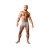 Male Power Labyrinth Mini Short Grey Weave XL