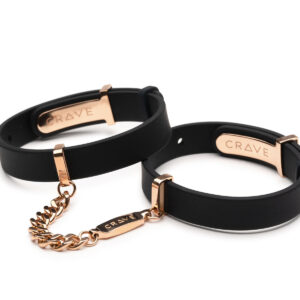 Alternative view of Crave ID Cuffs Black/Rose Gold