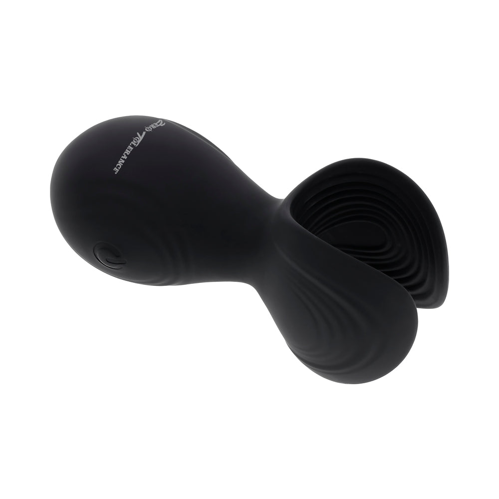 Zero Tolerance Handy Helper Rechargeable Vibrating Stroker Silicone Black - Image 7