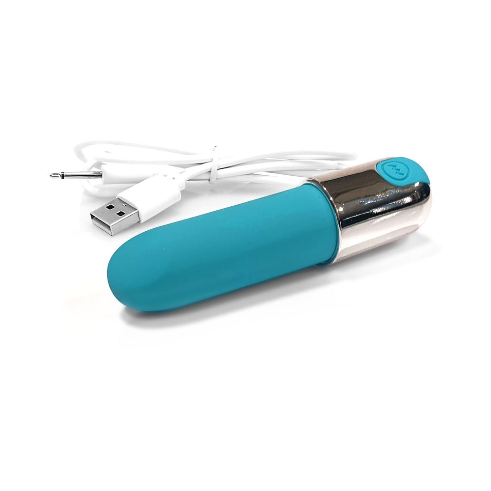 Nixie Smooch Rechargeable Lipstick Vibrator Blue Ombre - Image 3