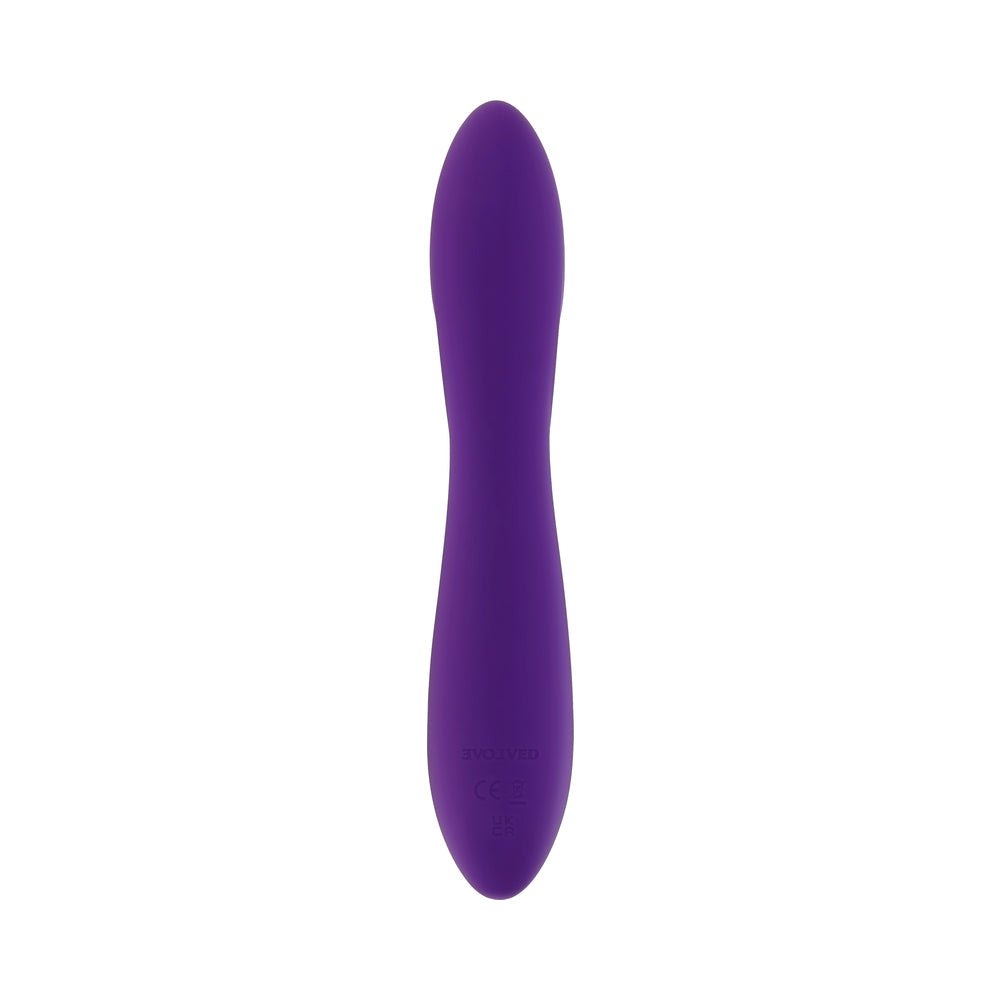 Evolved Wavy Rabbit Rechargeable Dual Stimulator Silicone Purple - Image 5