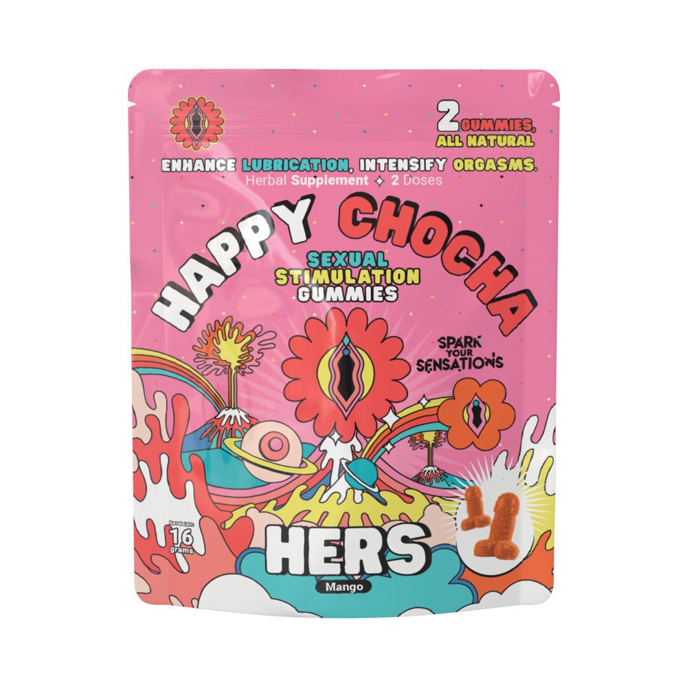 Happy Chocha Hers Sexual Stimulation Gummies 2-Pack 12-Piece Display - Image 2