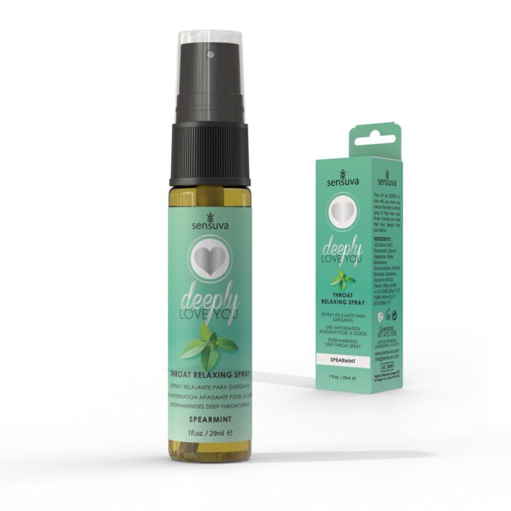 Sensuva Deeply Love You Throat Relaxing Spray Spearmint 1 oz.