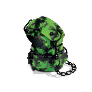 Alternative view of Stoner Vibes Chronic Collection Glow in the Dark Wrist Cuffs