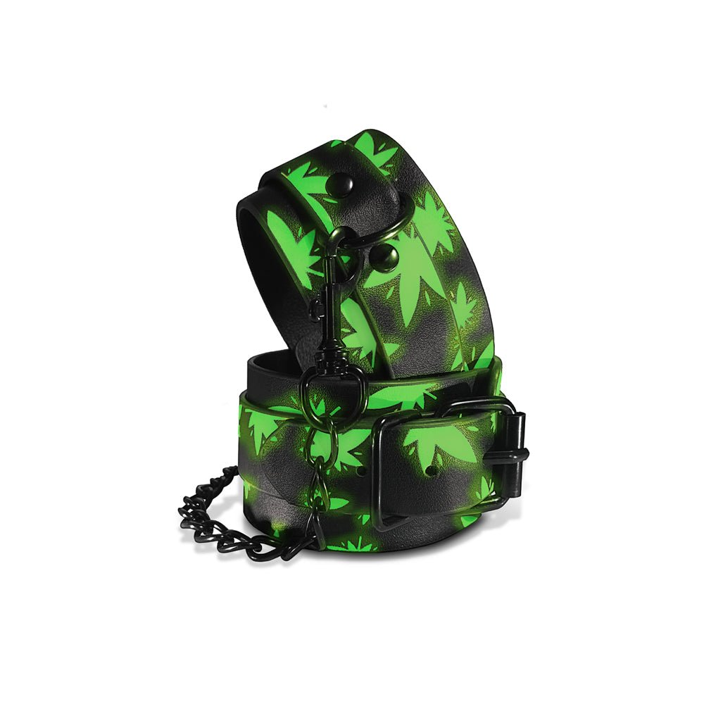 Stoner Vibes Chronic Collection Glow in the Dark Ankle Cuffs - Image 2