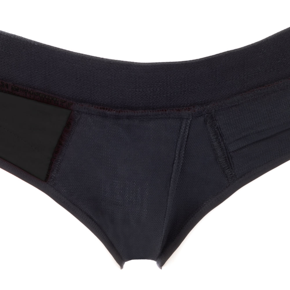 SpareParts Tomboi Cover Brief Style Underwear Harness Nylon Black/Black 5XL - Image 10