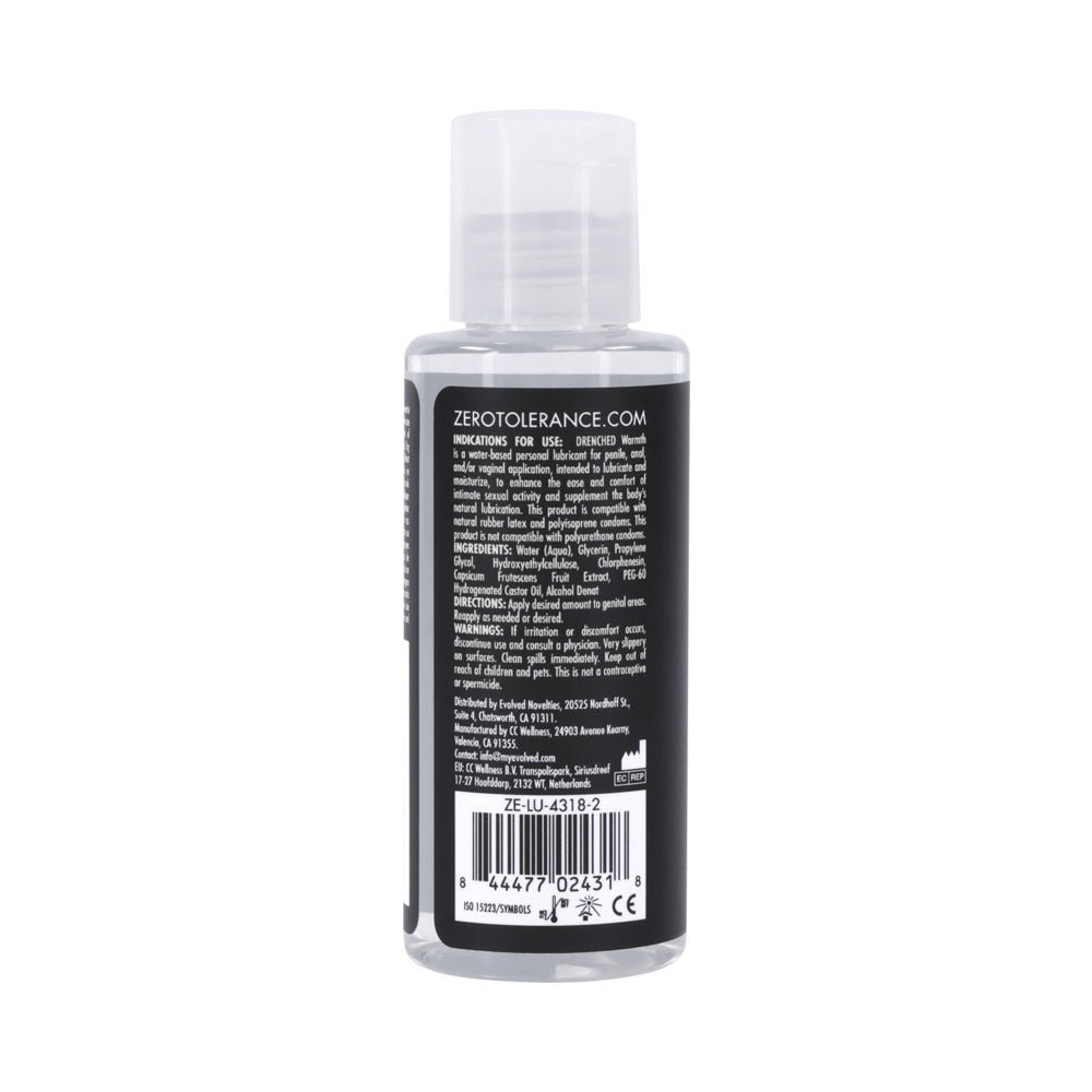 Zero Tolerance Drenched Warmth Water-Based Warming Lubricant 2 oz. - Image 3