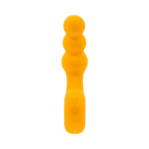 Alternative view of Gender X Bumble Rechargeable Silicone Vibrating Plug Yellow