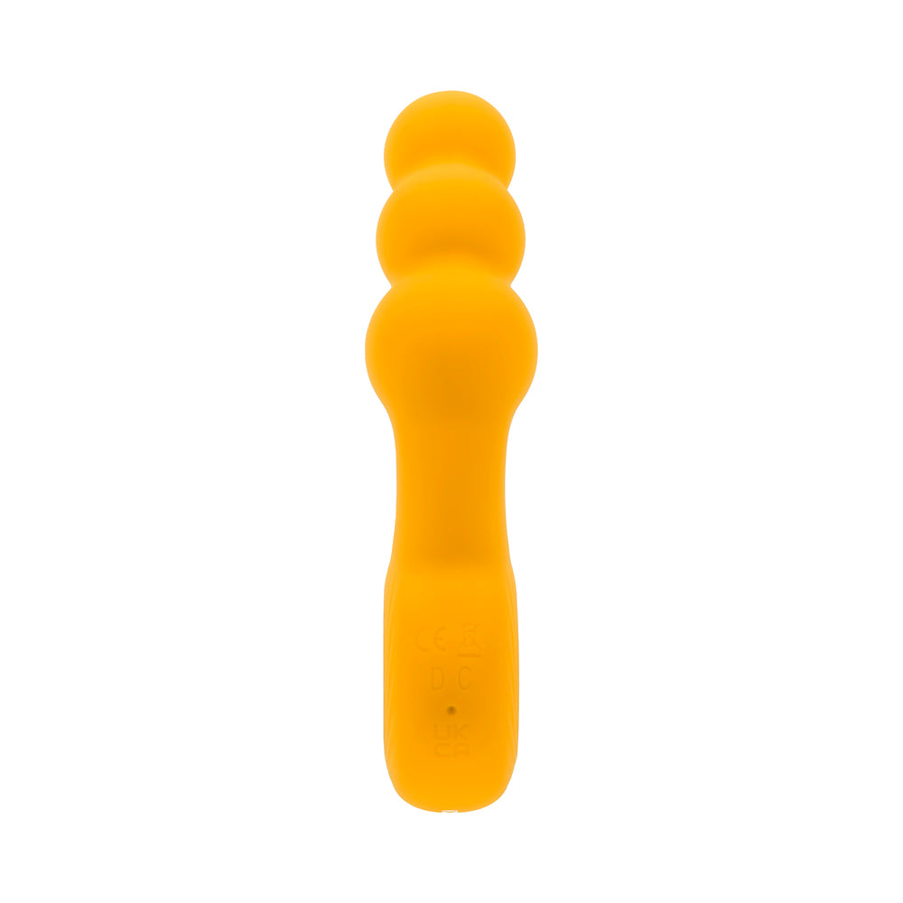 Gender X Bumble Rechargeable Silicone Vibrating Plug Yellow - Image 3