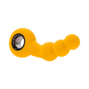 Gender X Bumble Rechargeable Silicone Vibrating Plug Yellow - Image 6
