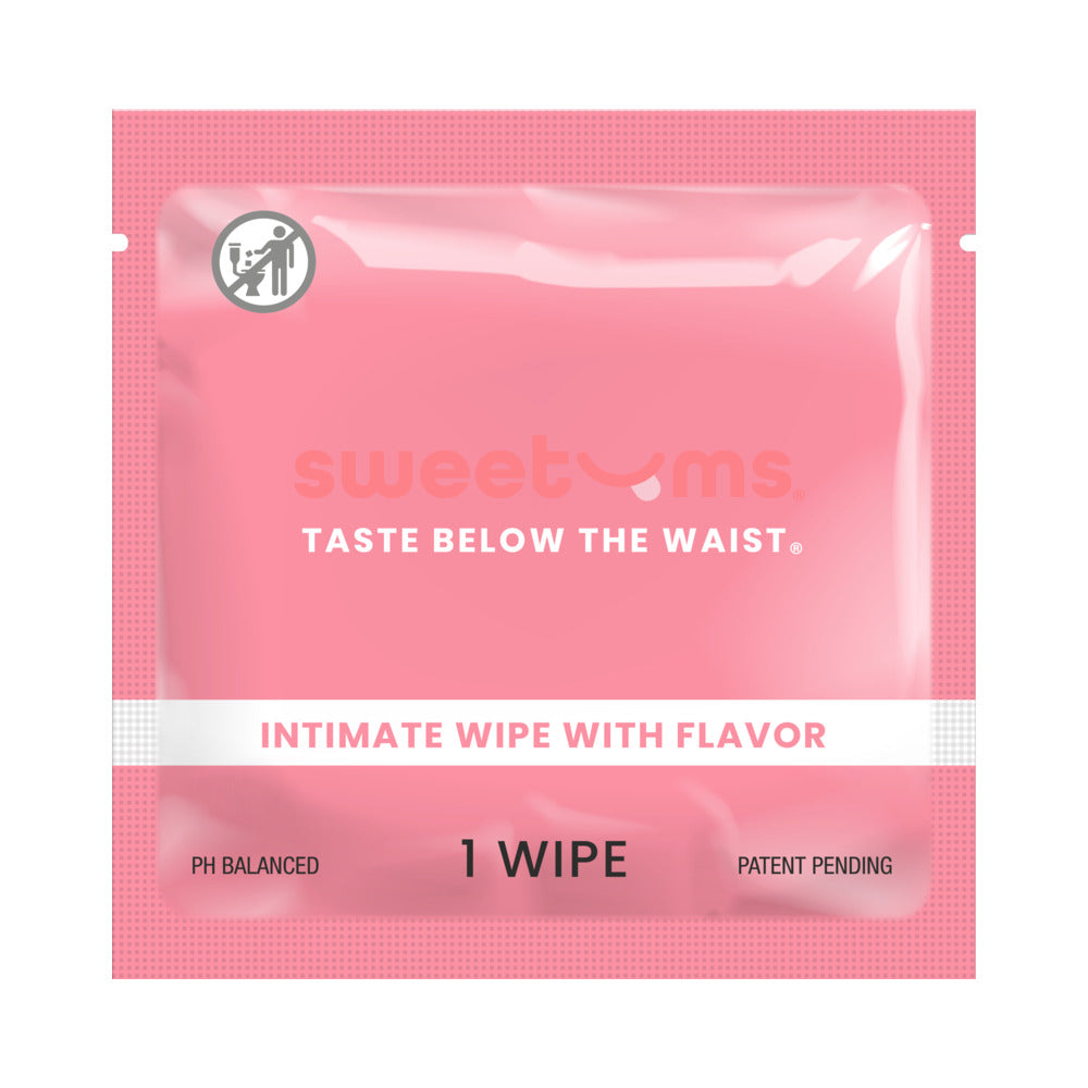 Sweetums Intimate Wipes Cherry Flavor 10-Pack - Image 2